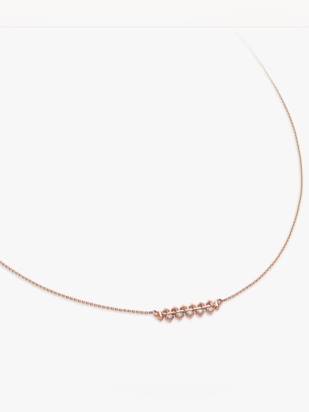 NEW!! Kendra Scott 14k Rose Gold & Diamond Silas Necklace